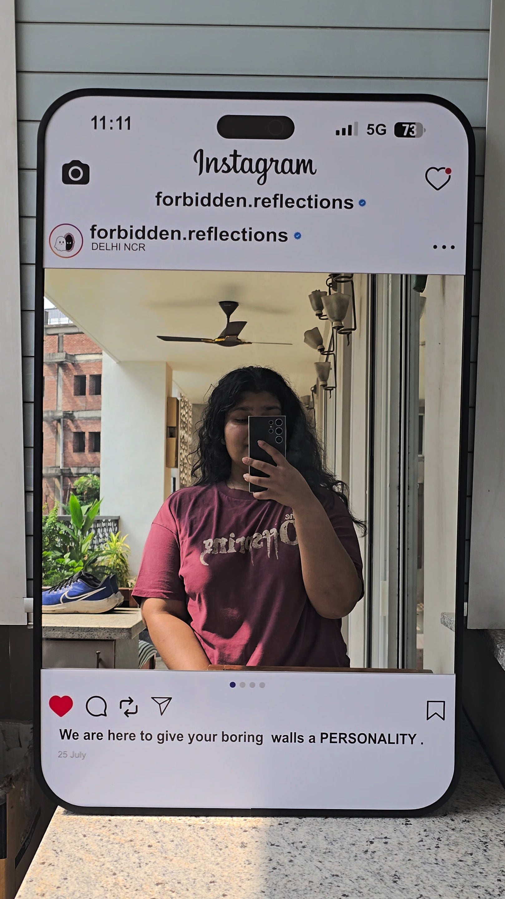 Instagram Mirror — Personalised